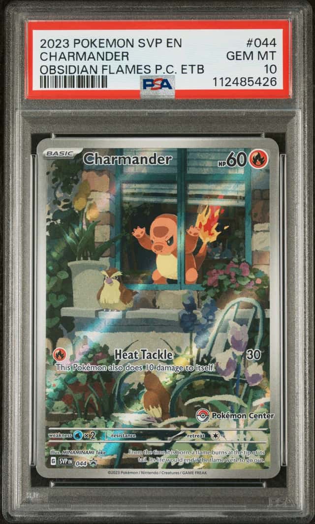 2023-25 Pokemon SV Black Star Promos Charmander 2023 #044 PSA 10 GEM MINT