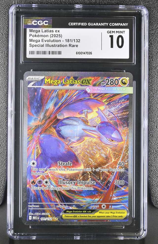 Mega Latias EX SIR- 2025 Pokemon Mega Evolution 181/132