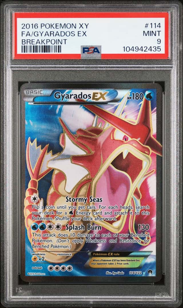 2016 Pokemon XY BREAKpoint Gyarados #114/122 PSA 9