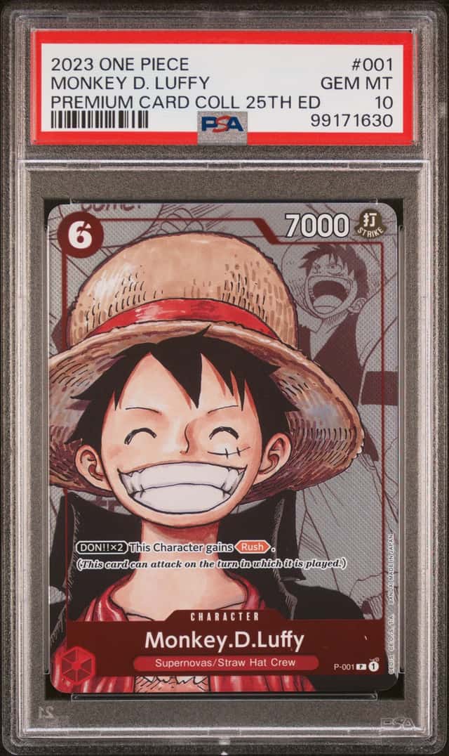 2022 One Piece Premium Collection 25th Edition Monkey D. Luffy #P-001
