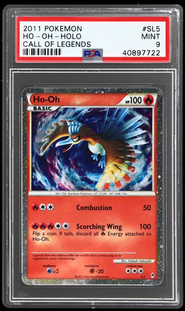 2011 Pokemon Call of Legends Shiny Holo Ho-Oh #SL5