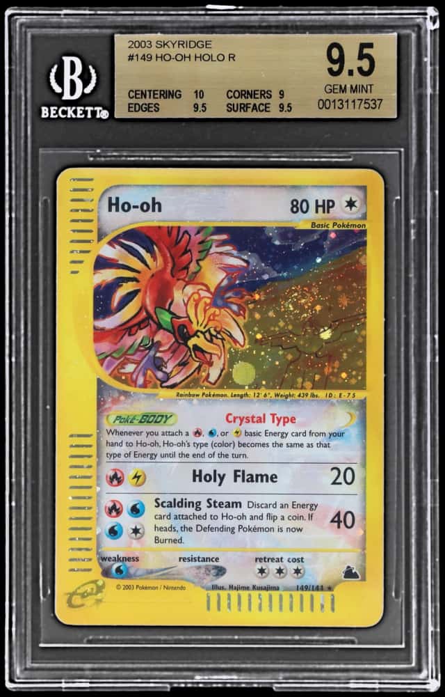 2003 Pokemon Skyridge Holo Ho Oh #149