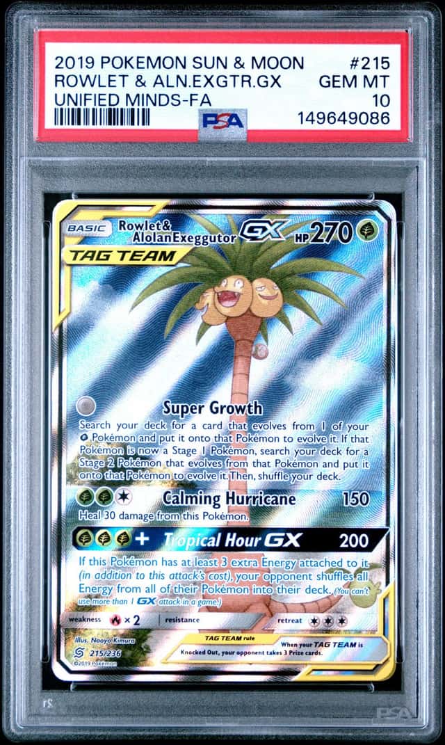 Rowlet & Alolan Exeggutor GX