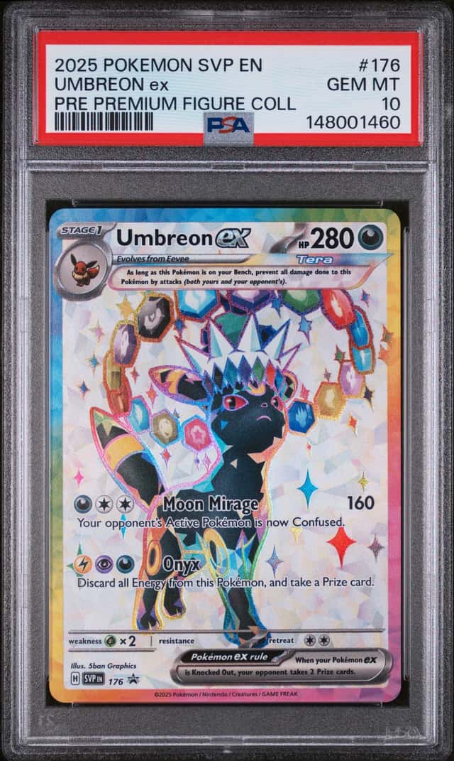 2025 Pokemon TCG Umbreon ex Holo Promo Card SVP176 English PSA 10