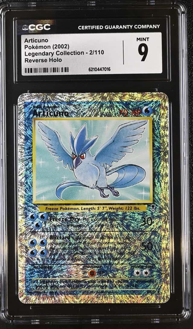 Pokemon Articuno Legendary Coll. 2/110 Reverse Holo CGC 9 Mint