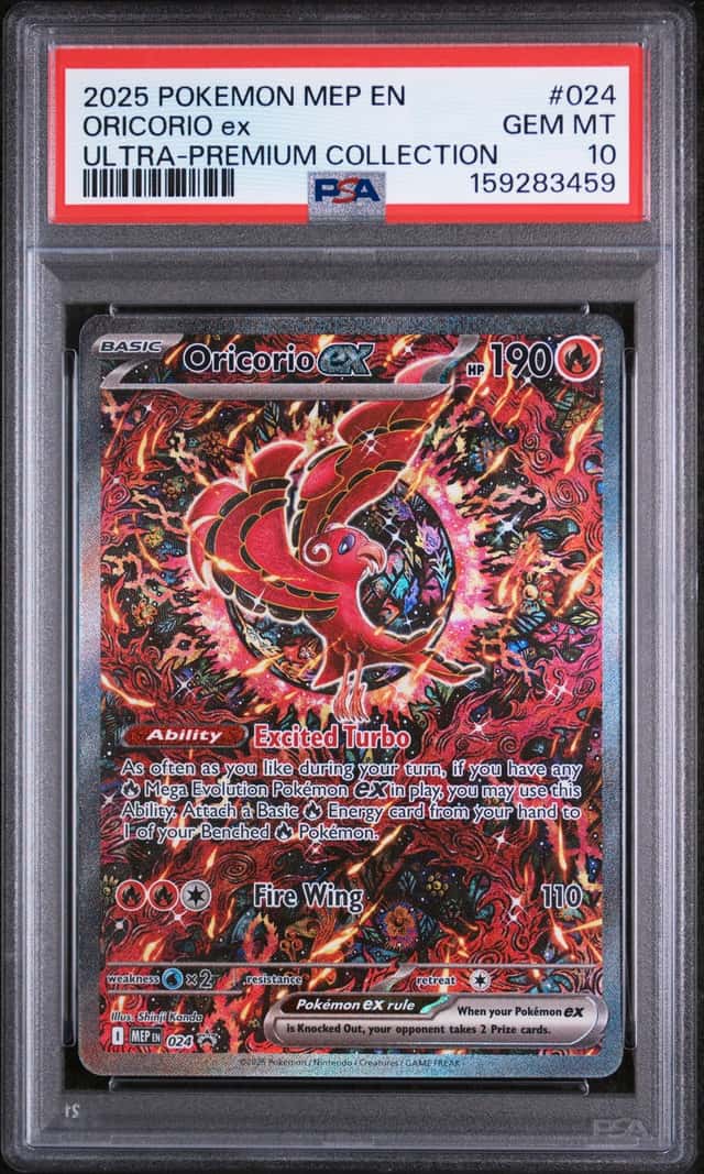2025 Pokemon MEP Black Star Promos Oricorio ex #024 PSA 10 GEM MINT