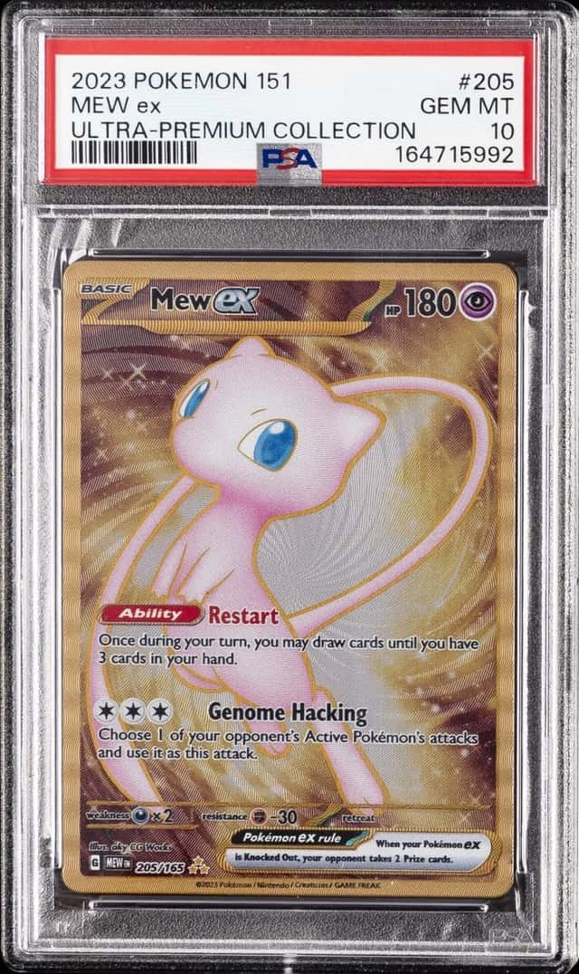 2023 POKEMON 151 ULTRA-PREMIUM COLLECTION #205 MEW EX PSA 10