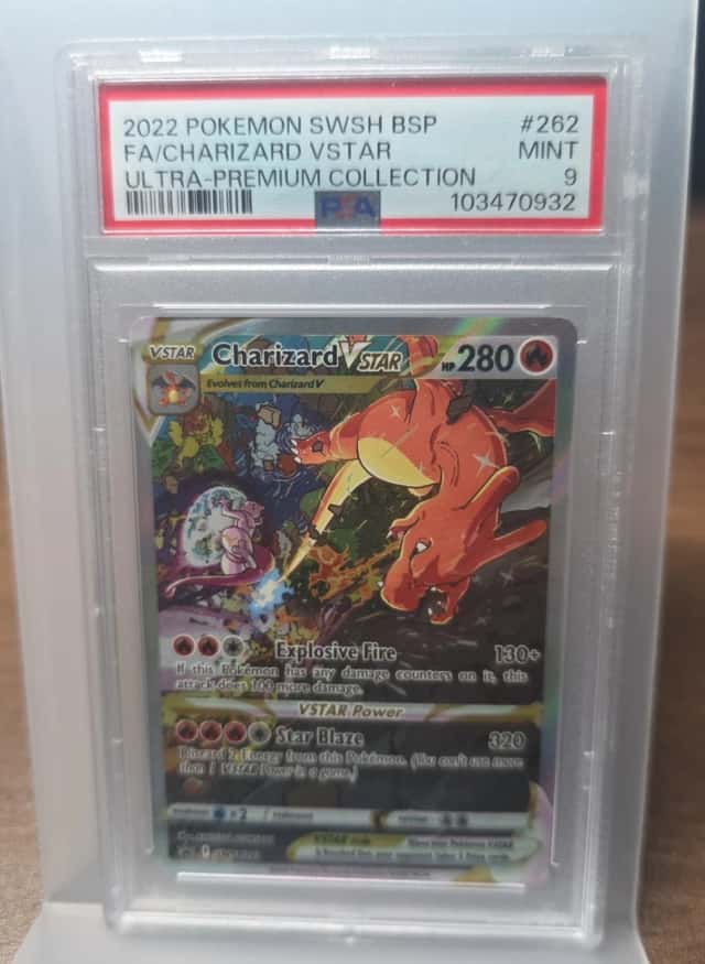 Pokemon 2022 Charizard VSTAR SWSH262 Sword & Shield Promo Holo Full Art PSA 9
