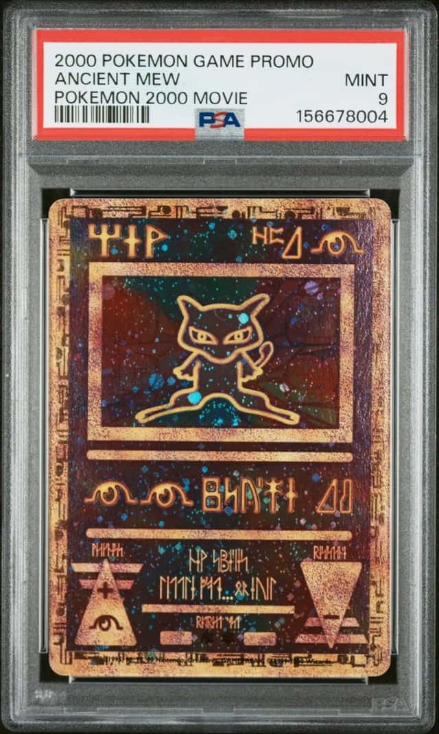 2000 POKEMON GAME MOVIE POKEMON 2000 MOVIE ANCIENT MEW PSA 9