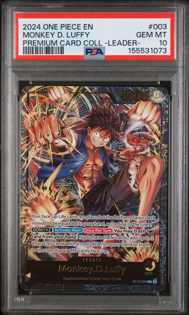 2024 One Piece Premium Card Collection Leader Monkey D. Luffy #003