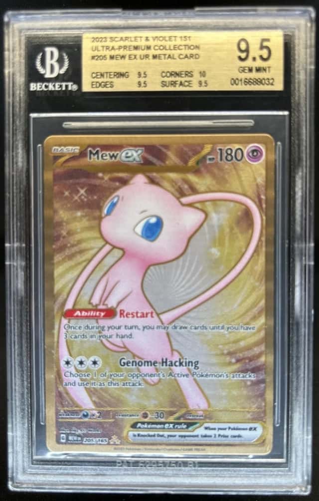 2023 Pokemon SV 151 Mew ex #205/165 BGS 9.5 GEM MINT