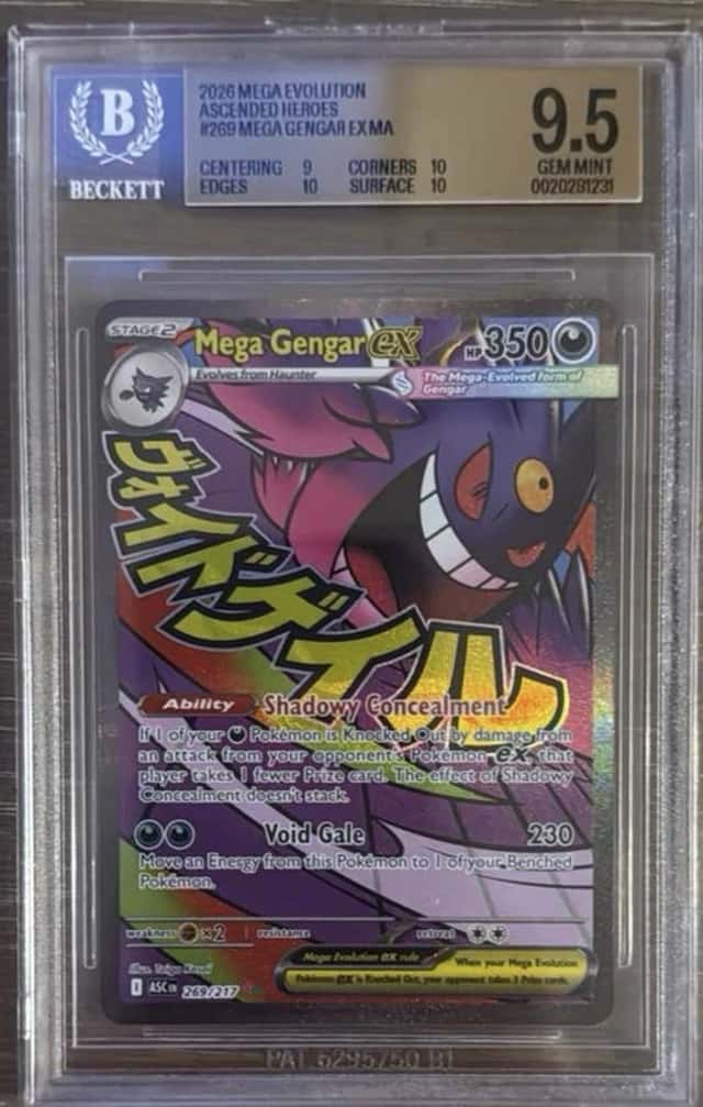 The Pokemon Company Pokemon TCG Mega Gengar EX 269/217 Holo BGS 9.5