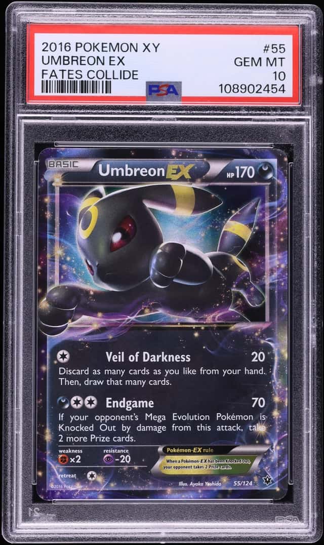 2016 Pokemon XY Fates Collide Holo Umbreon EX #55 PSA 10 GEM MINT