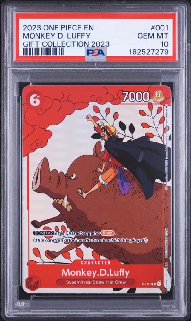 One Piece Monkey D. Luffy Gift Coll. 2023 P-001 PSA 10 Gem Mint