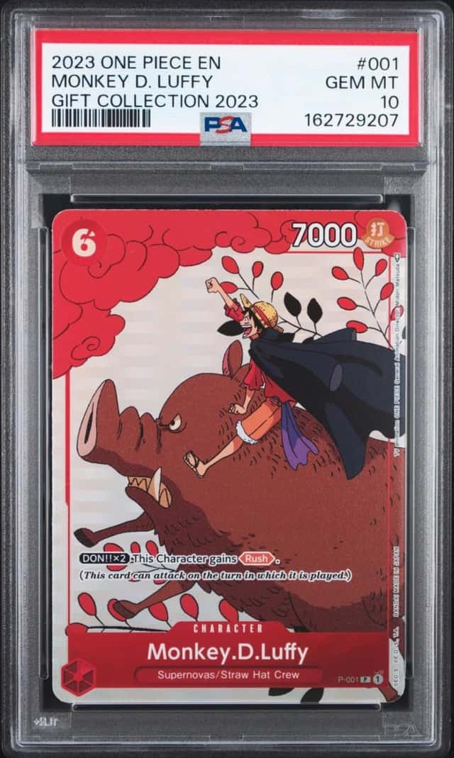 One Piece Monkey D. Luffy Gift Coll. 2023 P-001 PSA 10 Gem Mint