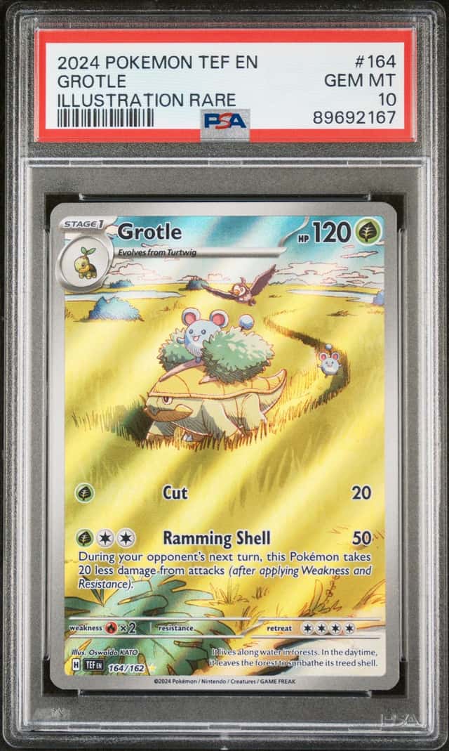 2024 Pokemon Temporal Forces Grotle #164/162 PSA 10 GEM MINT (67)