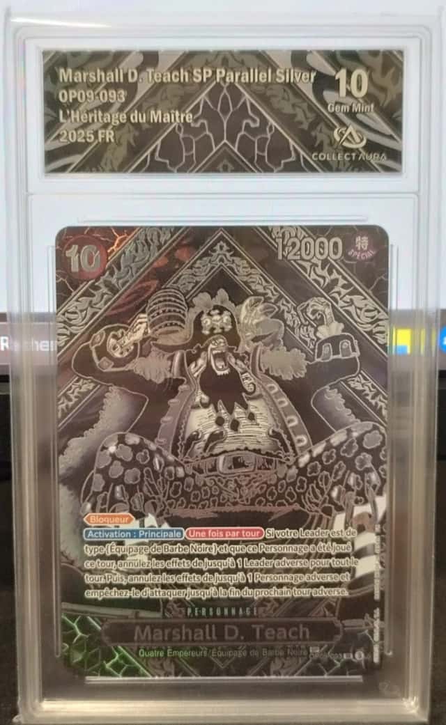 Marshall D. Teach SP Silver OP09-093 L'Héritage du Maître 2025 FR COLLECTAURA