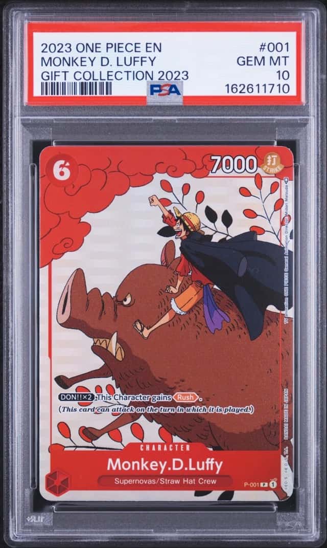 One Piece Monkey D. Luffy Gift Coll. 2023 P-001 PSA 10 Gem Mint