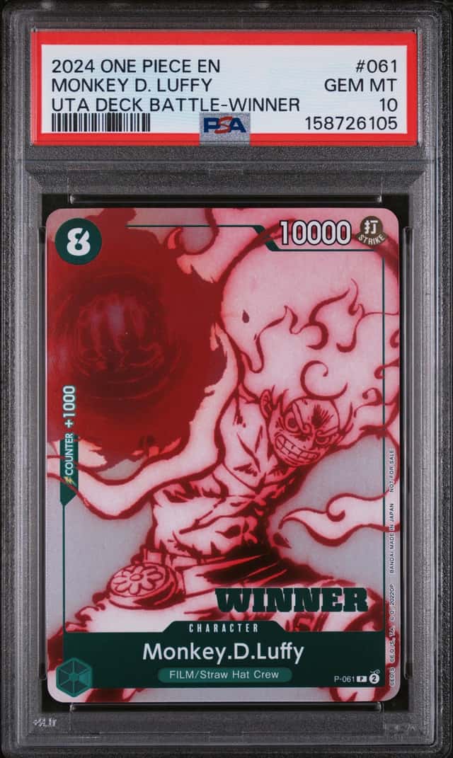 Monkey.D.Luffy Uta Deck Battle Winner PSA 10
