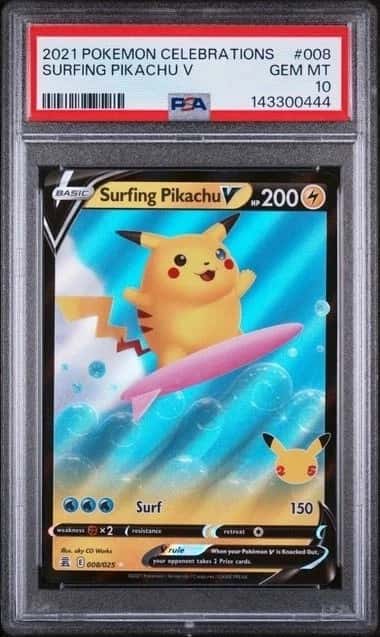 Surfing Pikachu V