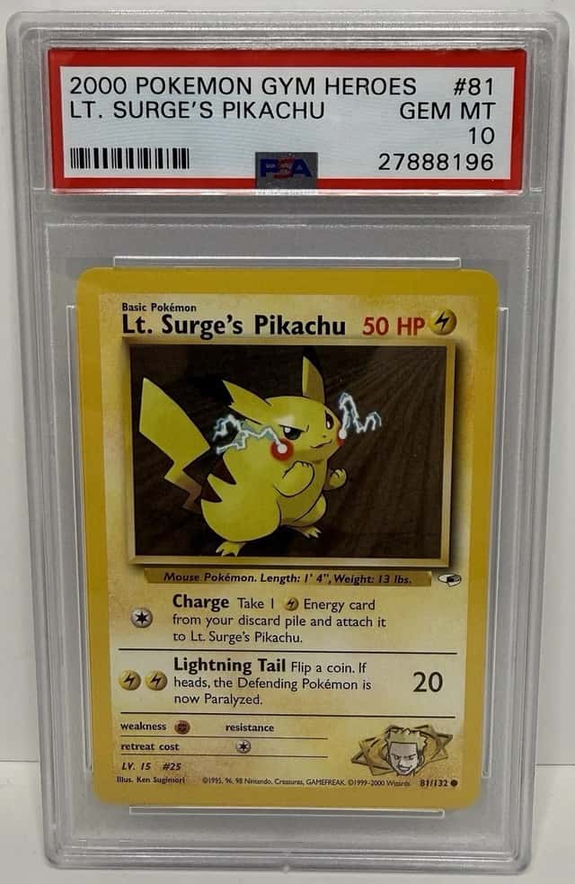 Lt. Surge's Pikachu