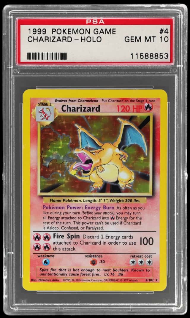 1999 Pokemon Game Holo Charizard #4