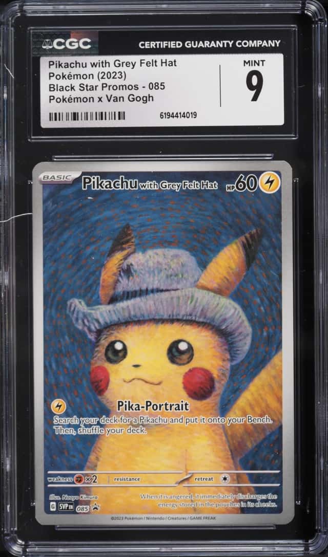 Pikachu/Grey Felt Hat