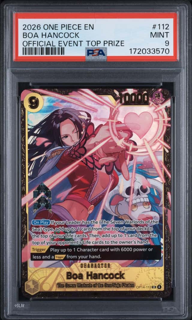 2026 One Piece EN Official Event Top 64 Prize #112 Boa Hancock PSA 9 MINT #2