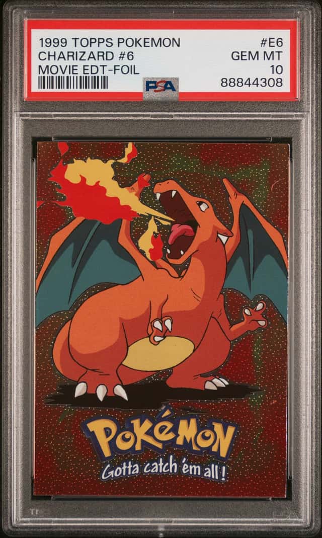 1999 Topps Pokemon Movie Edition Holo Charizard 6 #E6