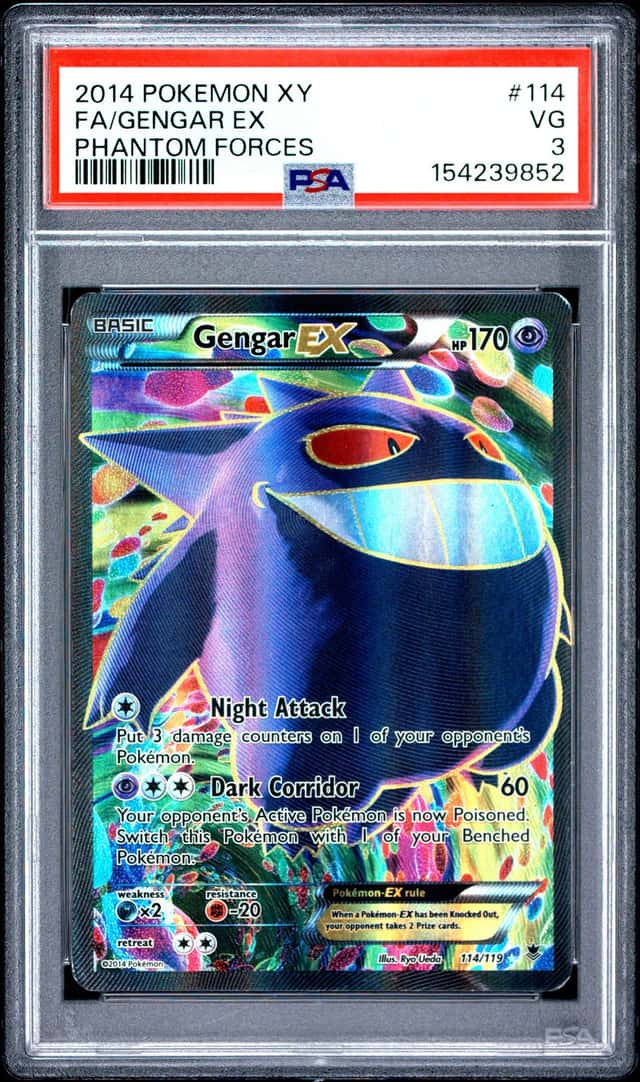 Pokémon TCG XY Phantom Forces Gengar EX