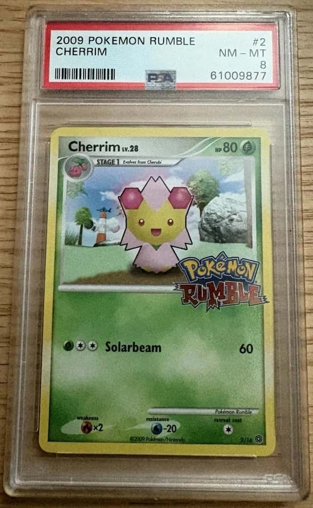 Pokémon TCG cherrim 2/16 Rumble 2009 HP 80 English PSA 8