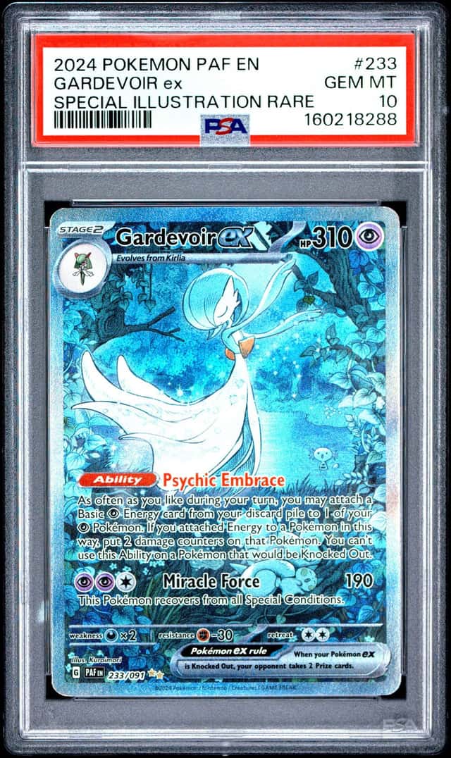 Pokemon 2024 Gardevoir ex 233/091 SIR Paldean Fates GEM MINT PSA 10