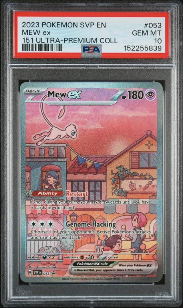 Pokémon Mew ex PSA 10 2023 SVP EN #053 Sv: Scarlet & Violet Promo Holo
