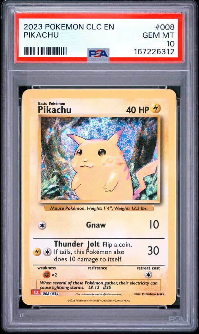 POKEMON CLC-TRADING CARD GAME CLASSIC CHARIZARD & HO-OH EX DECK PIKACHU PSA 10