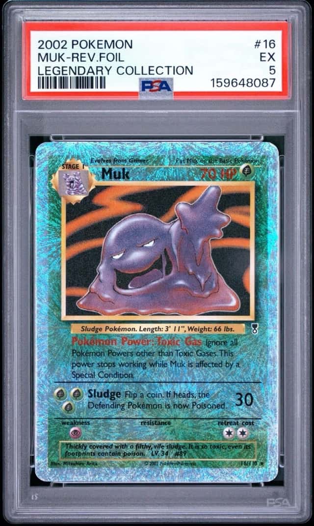 🔥 Pokemon Legendary Collection Reverse Muk #16/110 PSA 5 🔥