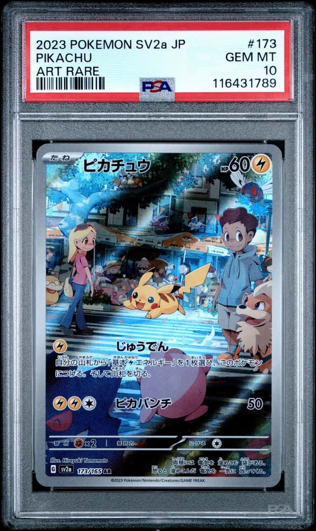 PSA 10 Pikachu 173/165 Sv2a: Pokemon Card 151 Holo (Japanese)