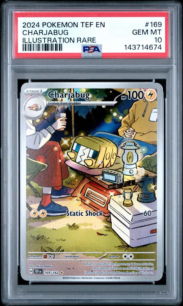 2024 Pokemon Temporal Forces Charjabug #169/162 PSA 10 GEM MINT