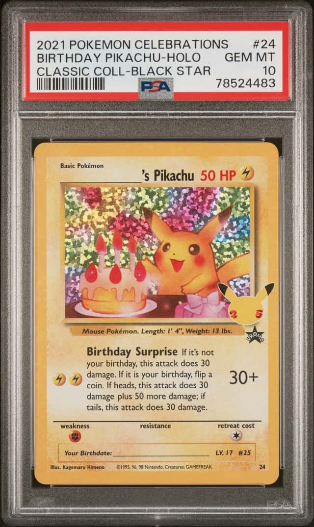 _____'s Pikachu STAMP [25th Anniversary] TEXTURED CONFETTI HOLO