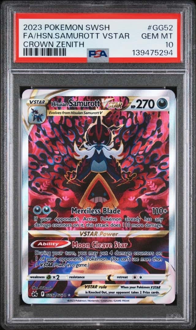 Hisuian Samurott VSTAR