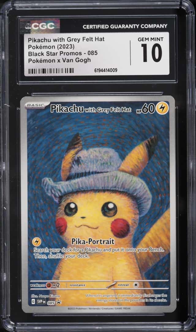 Pikachu/Grey Felt Hat