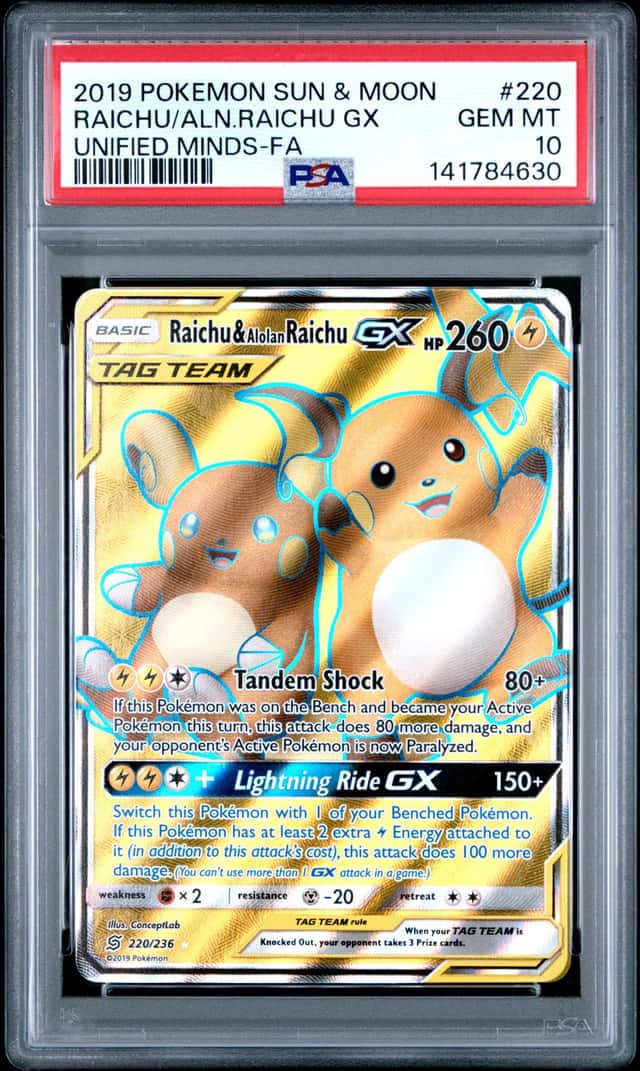 Raichu & Alolan Raichu GX