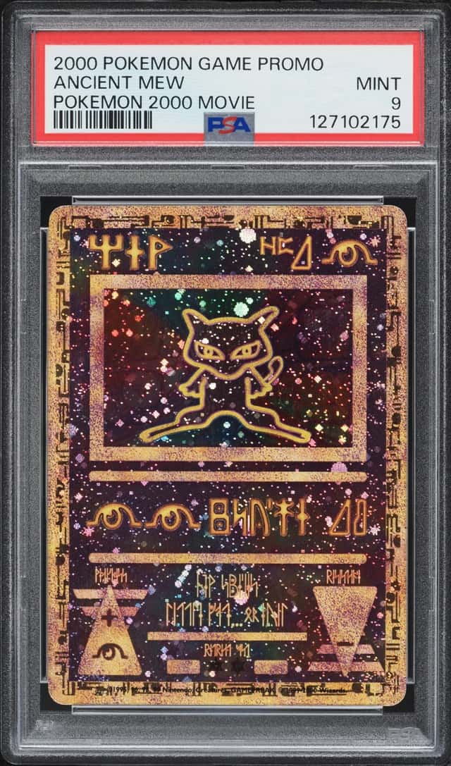 2000 Pokemon 2000 Movie Promo Ancient Mew PSA 9 MINT