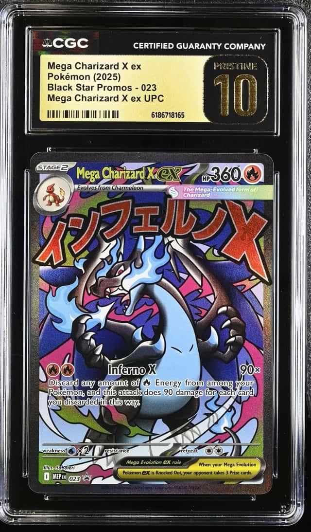 Pokemon Mega Charizard X ex Promos 023 Ultra-Premium Coll. CGC 10 Pristine
