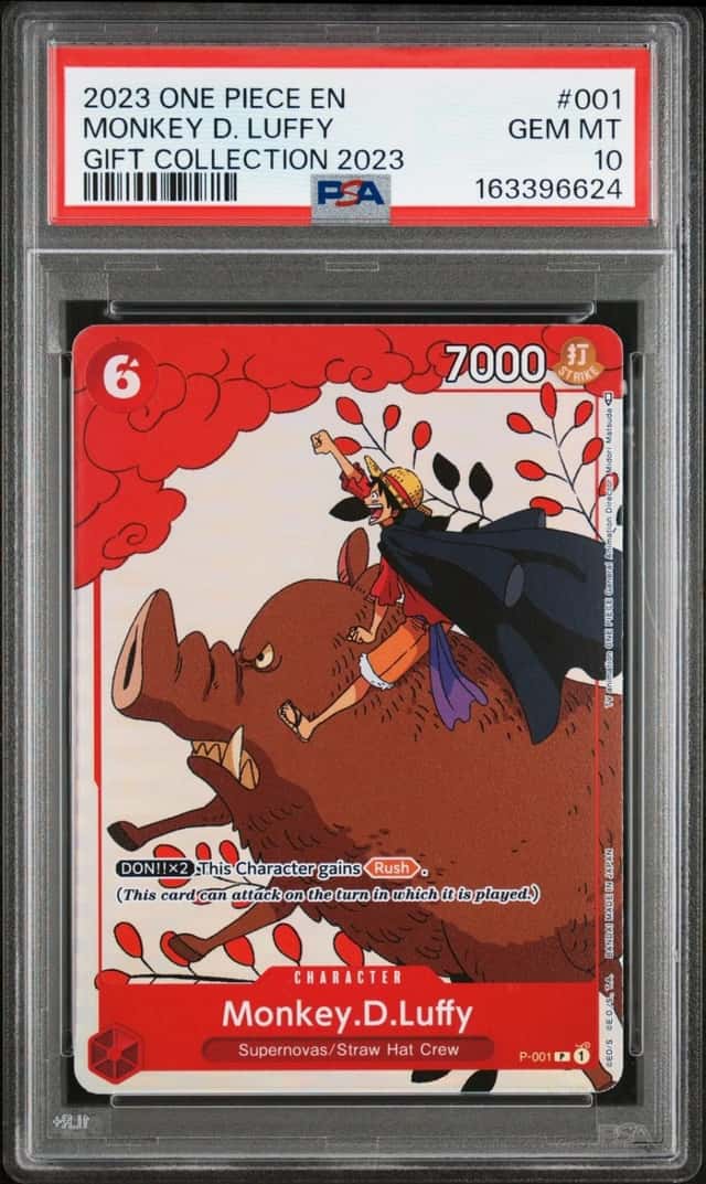 2023 ONE PIECE GIFT COLLECTION 2023 #001 MONKEY D. LUFFY PSA 10