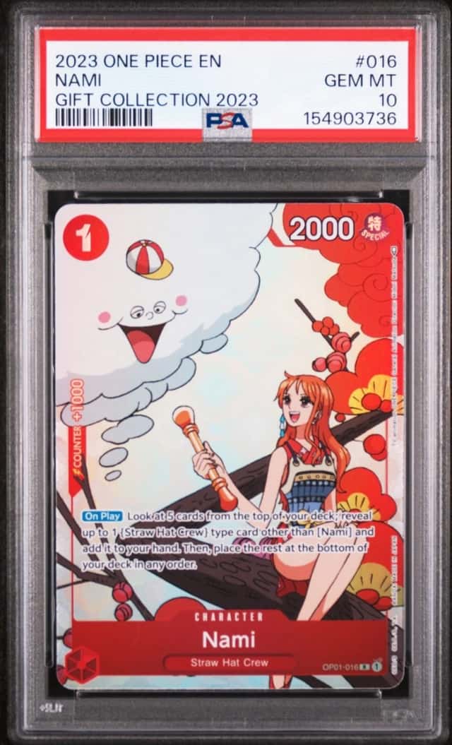 2023 ONE PIECE GIFT COLLECTION 2023 #016 NAMI PSA 10
