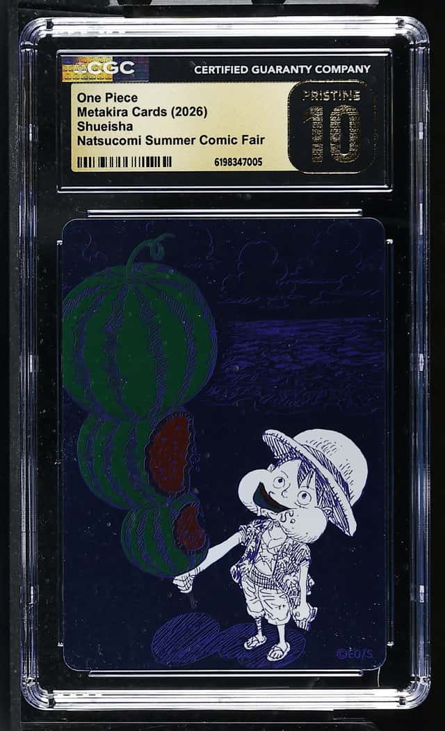 CGC Pristine 10 ONE PIECE Watermelon Luffy Promo NATSUCOMI 2026 MetaKira Foil 1