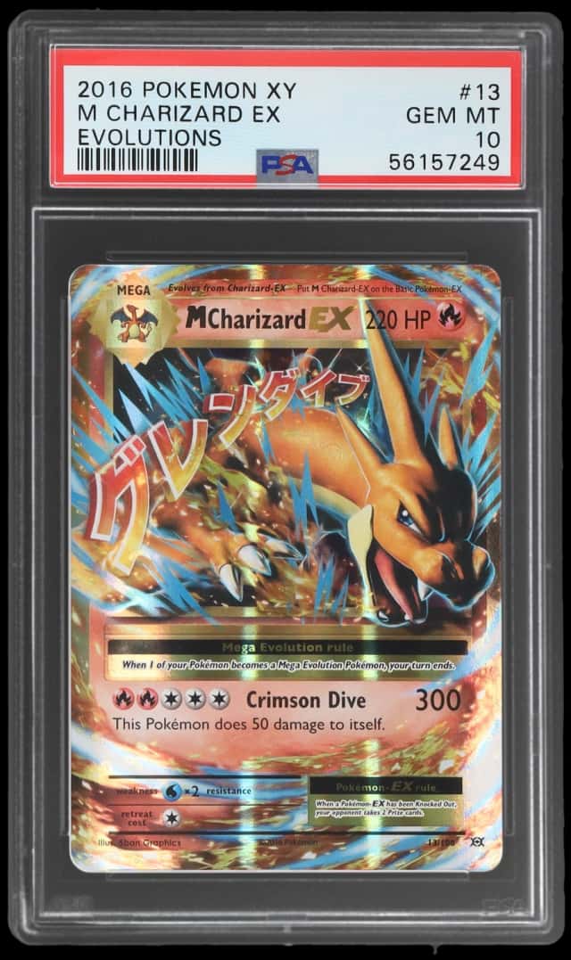 2016 Pokemon XY Evolutions M Charizard Ex #13