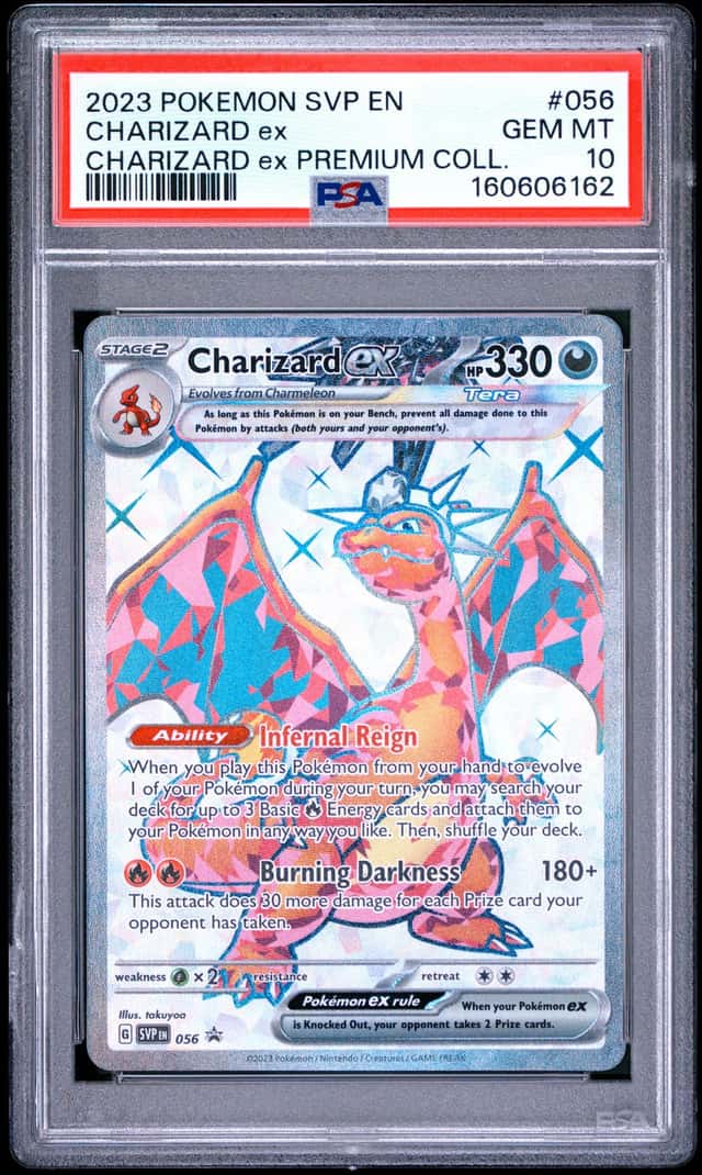 2023 Pokemon SV Black Star Promos 056 Charizard ex PSA 10