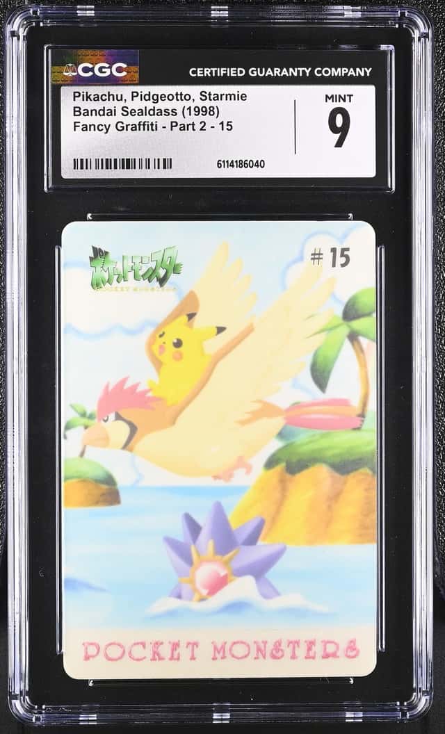 Pikachu, Pidgeotto, Starmie