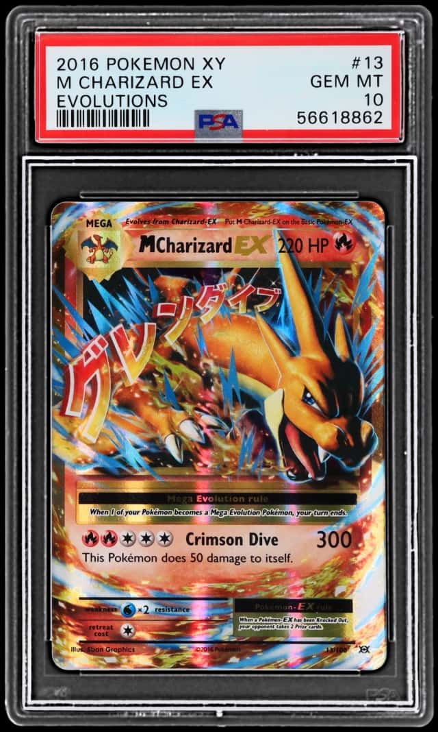 2016 Pokemon XY Evolutions M Charizard Ex #13